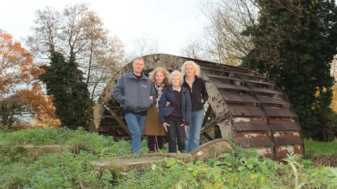Conservation of historic Narborough bone mill to go ahead Site owner and project organisers at the bone mill