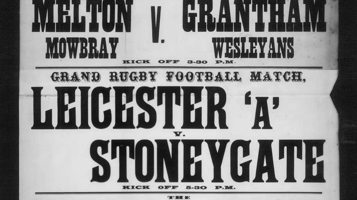 A rugby poster from 1903