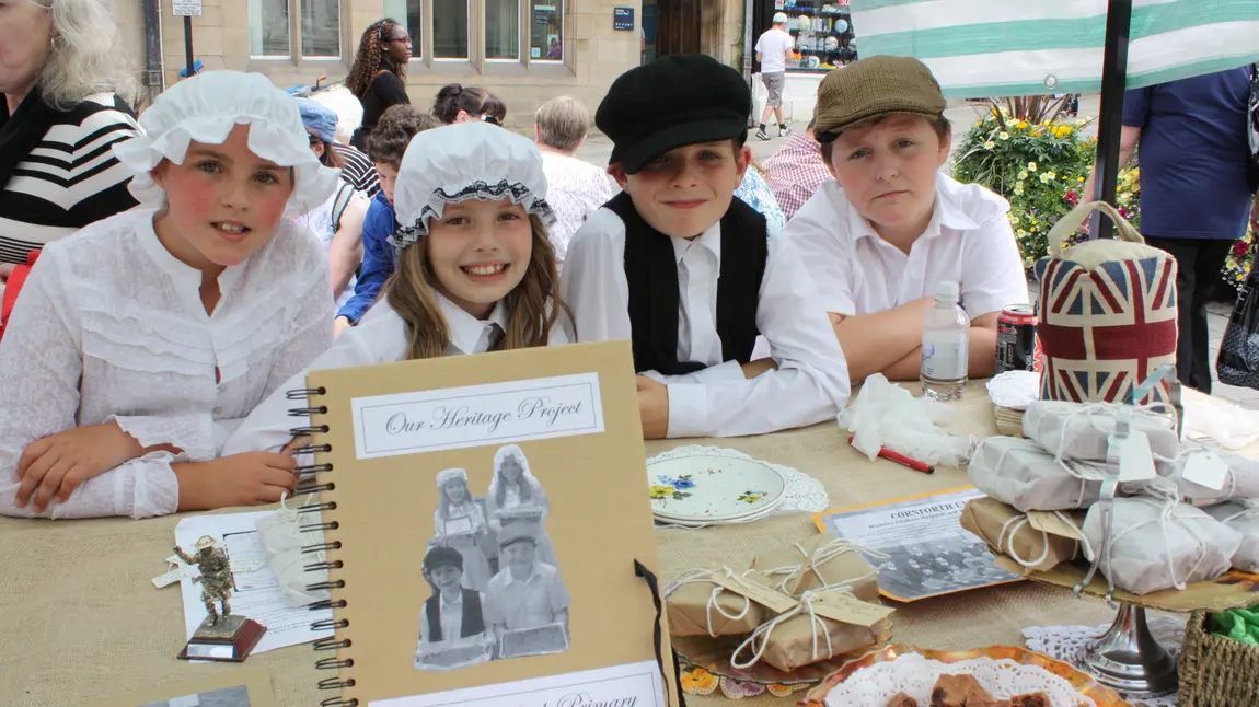 Durham schoolchildren to explore First World War food heritage for new cookbook School children at Durham Farmers Market