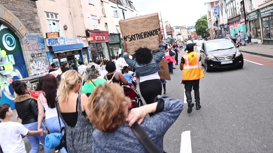 A still from the There IS Black in the Union Jack documentary film