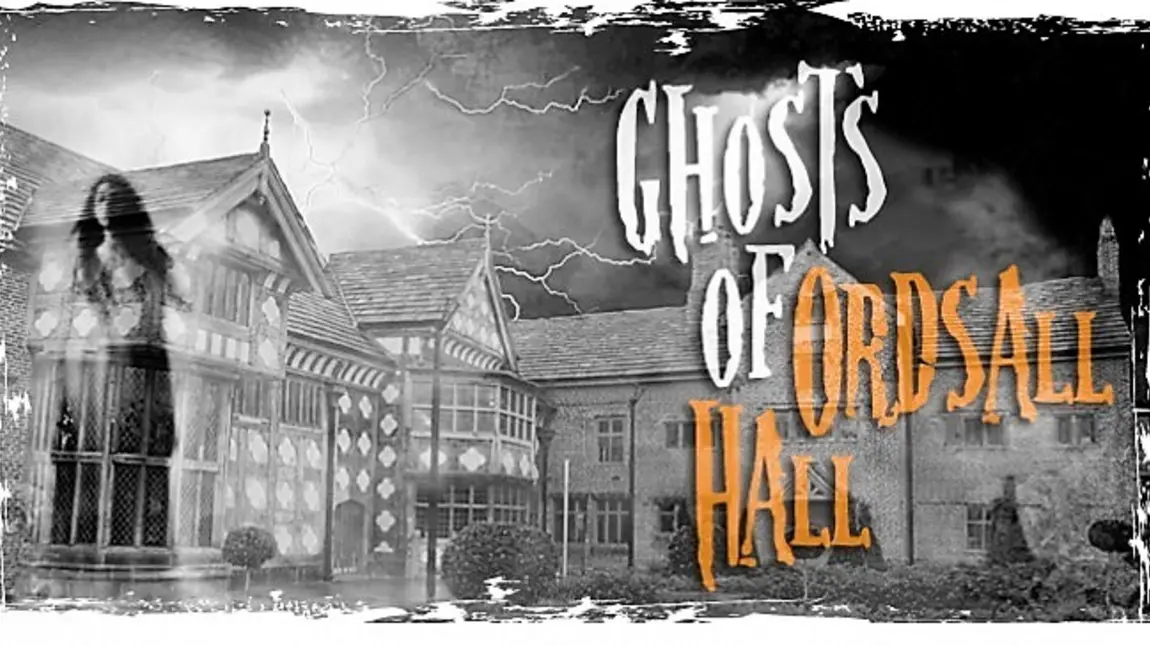 Photograph of 'Ghosts of Ordsall Hall' promotional leaflet
