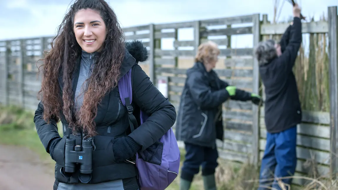 Changing lives: childhood walks lead Elinor on her way to bee saviour career Elinor at the Newport Wetlands reserve