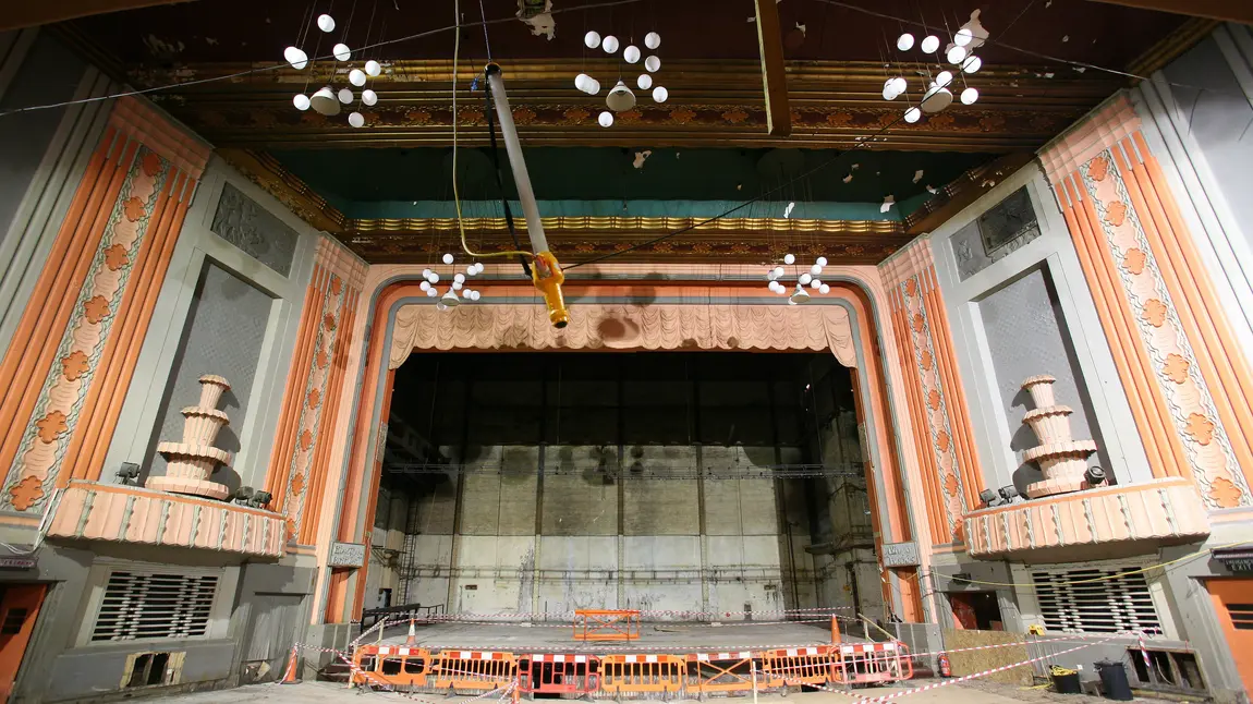 The derelict Globe theatre, Stockton-on-Tees