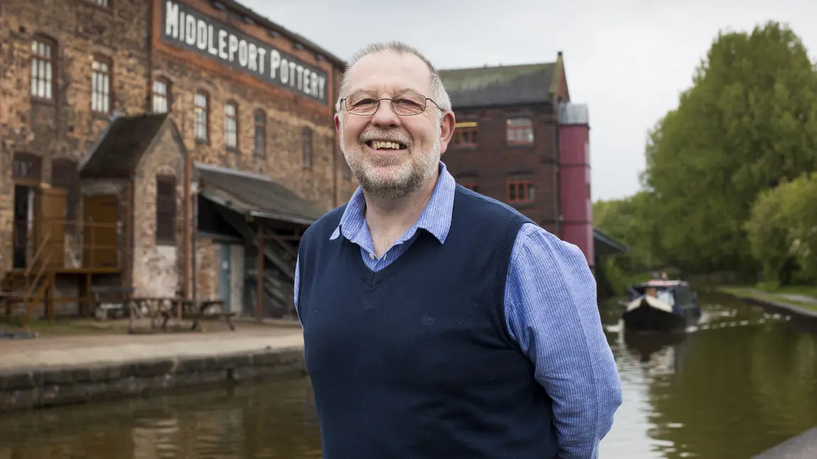 Changing lives: Chris moulds new life as pottery centre volunteer Chris Morris outside of Middleport Pottery, Stoke-on-Trent