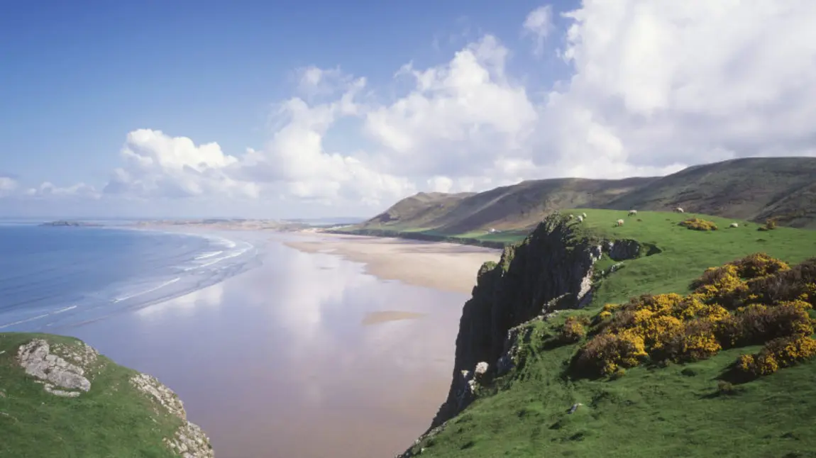 Bae Rhossili, Prosiect Partneriaeth Tirlun Gwyr