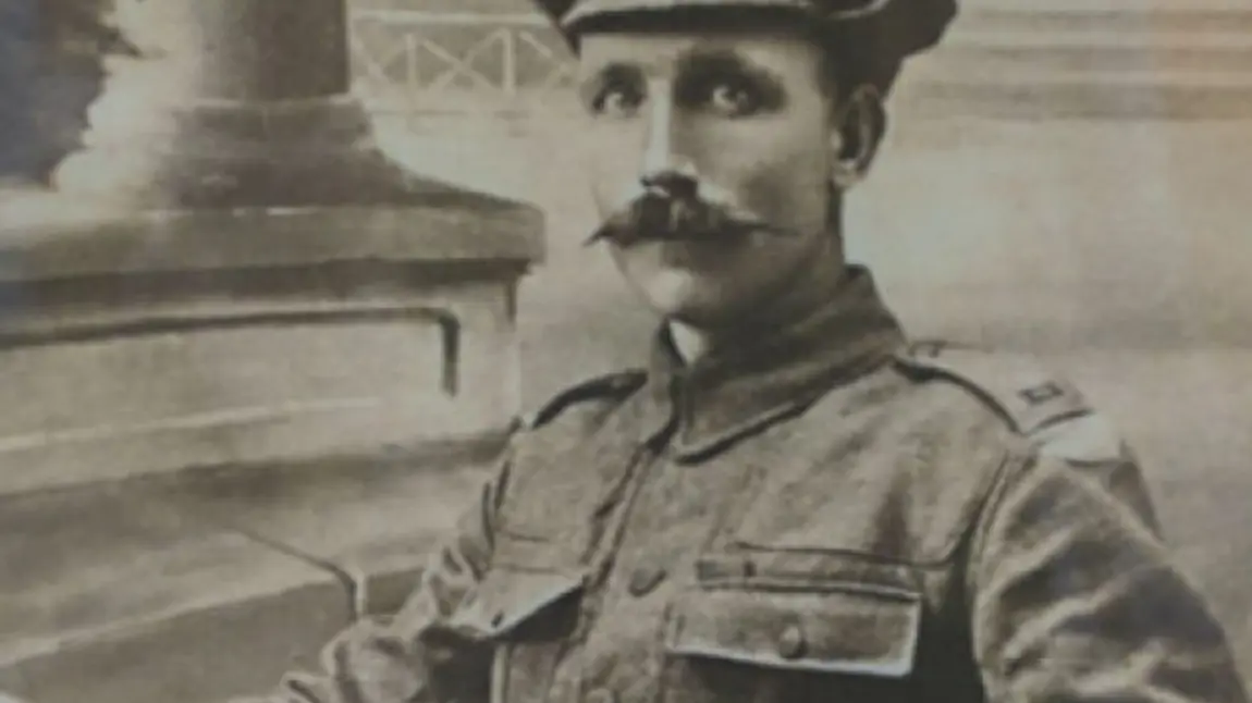 Robert Quigg VC in army uniform