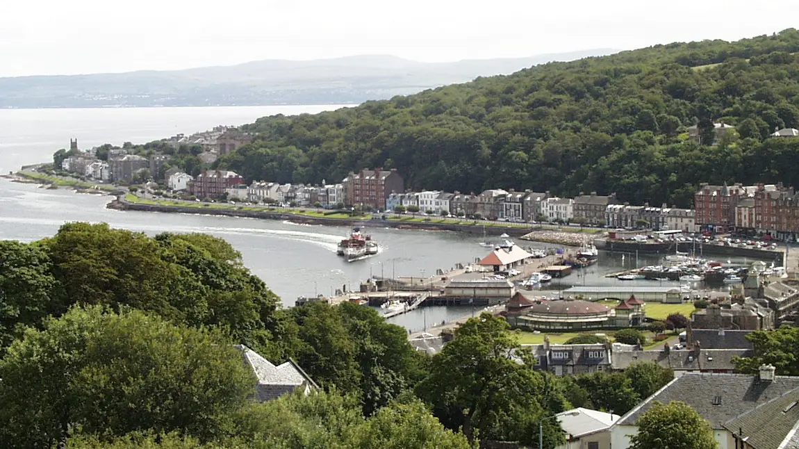 Boat in Rothesay Bay