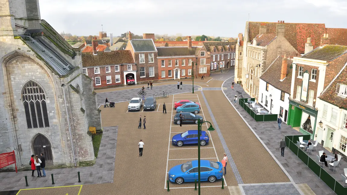 Proposed improvements to Market Place, King's Lynn