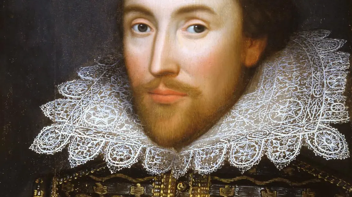 William Shakespeare, 1564 - 1616 Portrait headshot of William Shakespeare, 1564 - 1616