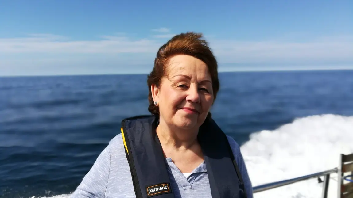 Linda Wood on the Humber Heritage Boat