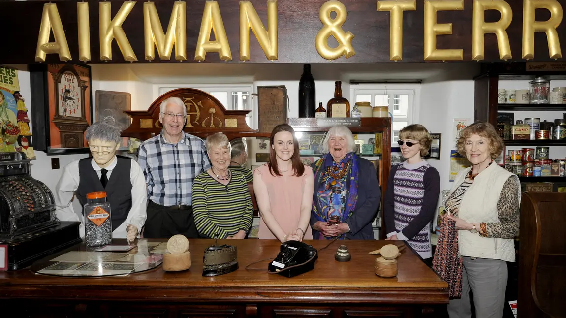 Samantha Bannerman stands with volunteers at St Andrews Preservation Trust Museum Samantha Bannerman stands with volunteers at St Andrews Preservation Trust Museum
