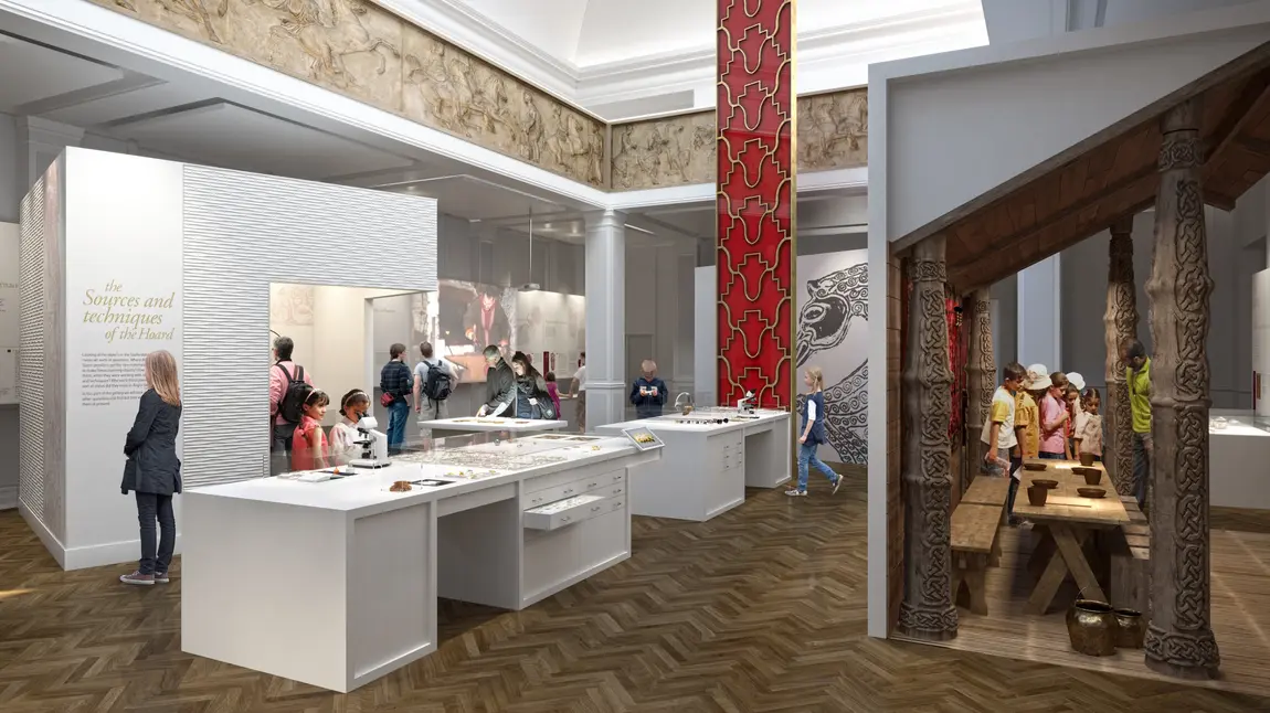 Artist's impression of the permanent home for the Staffordshire Hoard