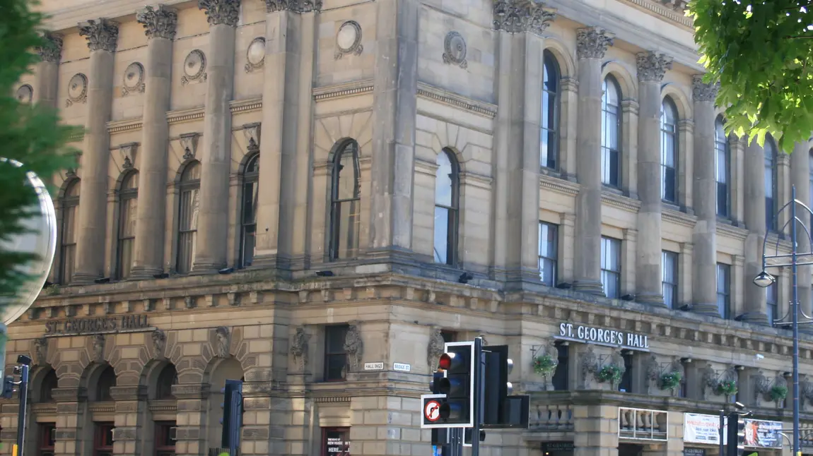 External view of St George's Hall, Bradford External view of St George's Hall, Bradford