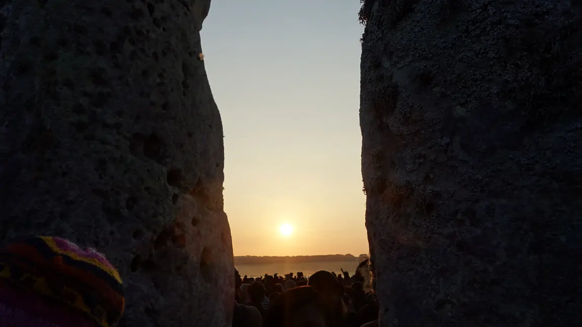 Sunrise on the summer solstice at Stonehenge