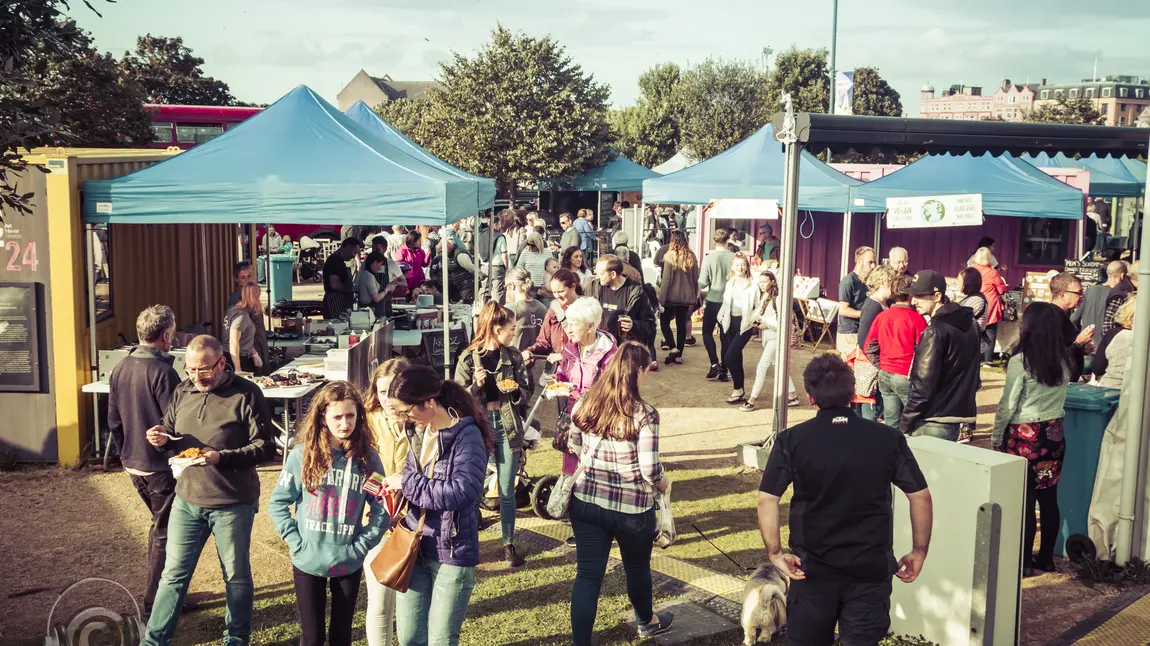 The Sundown Market in Bangor, part of the Open House Festival which runs throughout August