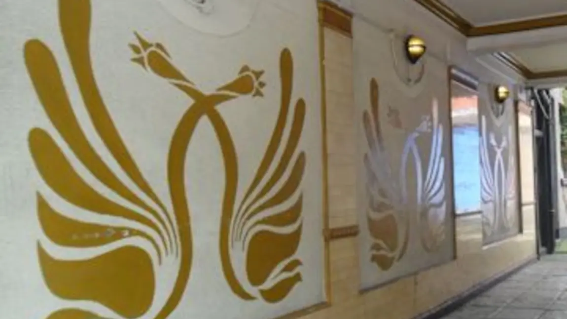 Inside view of the Swan Buildings in Manchester