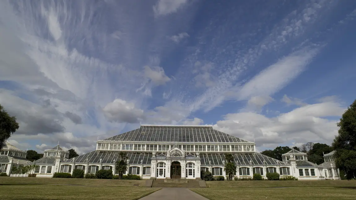 The Temperate House at the Royal Botanic Gardens in Kew