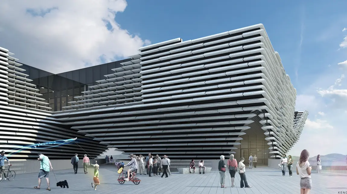 Artist's impression of the new V&A Dundee museum