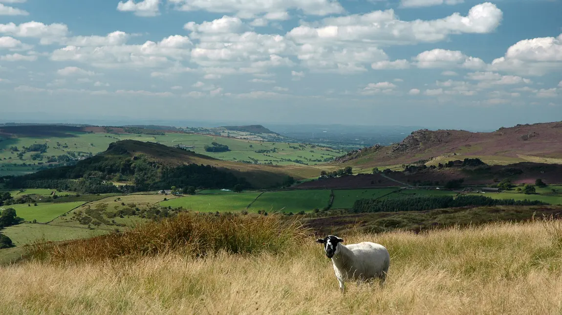 View of the South West Peak in the Peak District