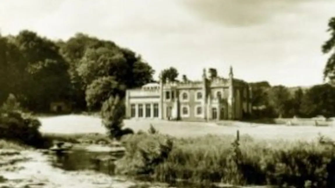 Archive image of the Gothic revival Manor House at Kearsney Abbey 