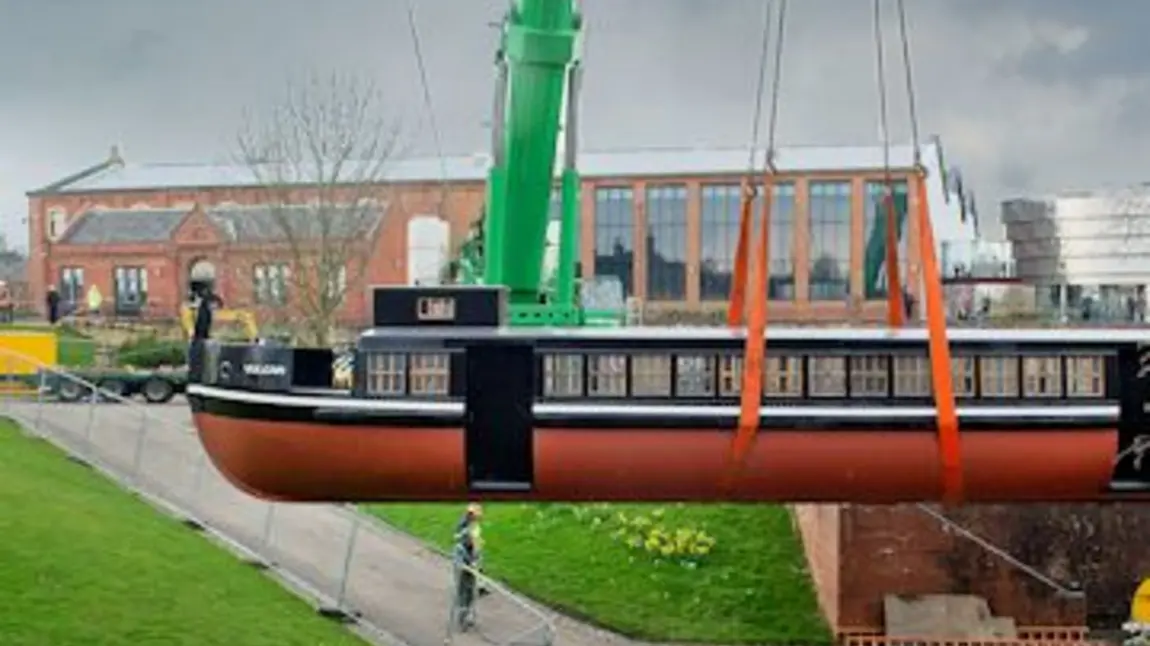 The Vulcan, the world’s first iron-hulled boat