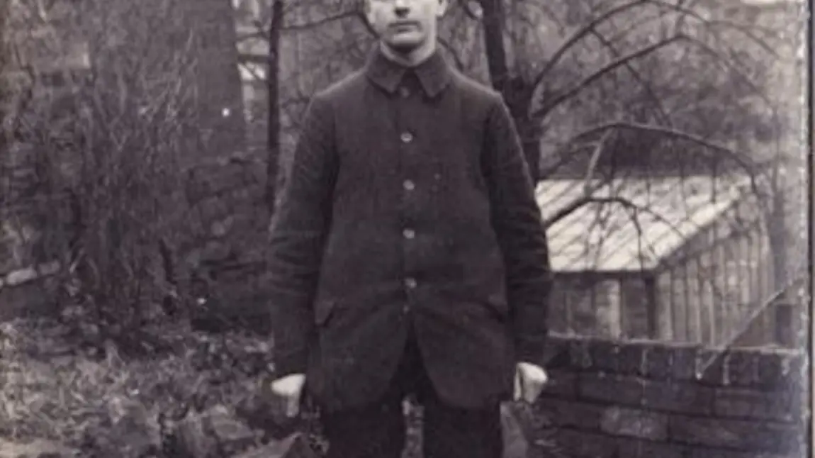 James Craven photographed at 35, Parsonage Crescent, Sheffield before he went to fight in the First World War