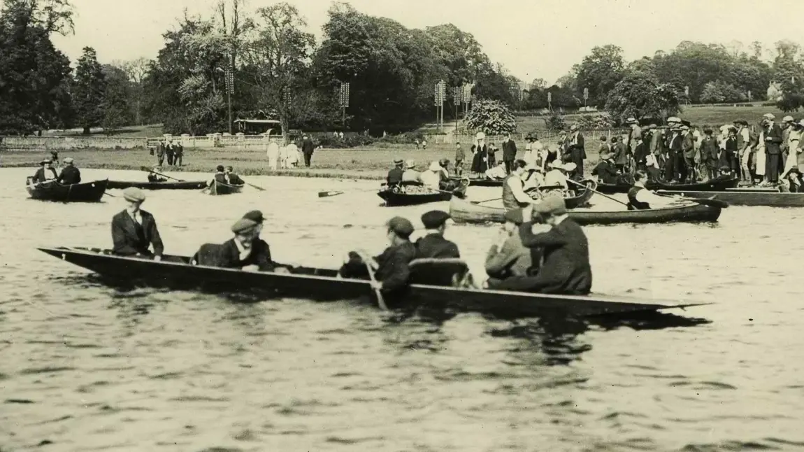 Wicksteed Lake in the 1920s