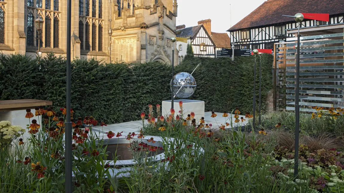 View of the terrestial sphere at Shakespeare's New Place