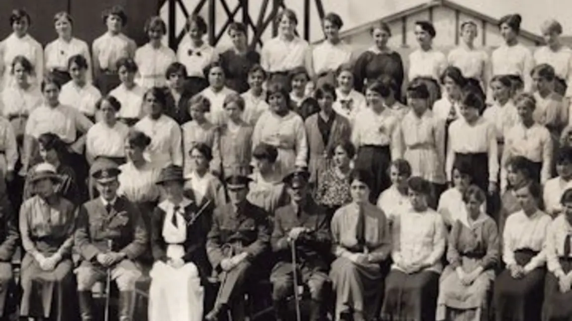 Local members of the Women's Royal Air Force in Yate