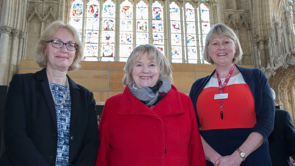Fiona bids farewell to Yorkshire and the Humber Fiona at 'glorious' York Minster