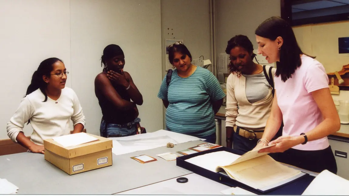 Volunteers explore black history archives