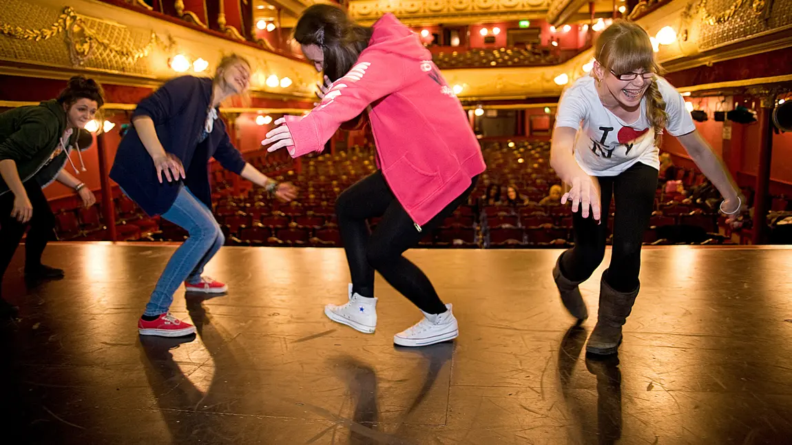 Children performing at City Varieties Music Hall