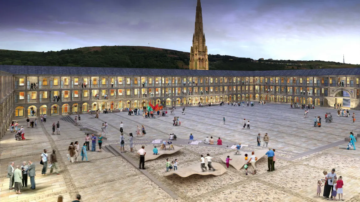 The Piece Hall courtyard