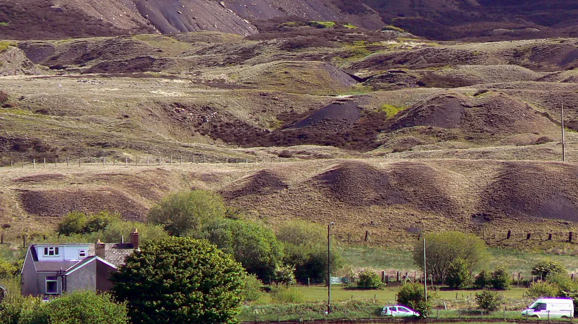 Hills landscape in Blaenavon