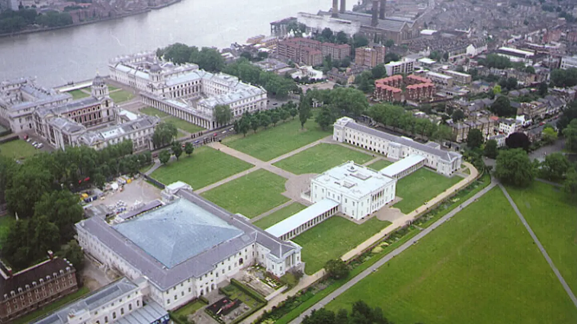 Aerial view of Neptune Hall