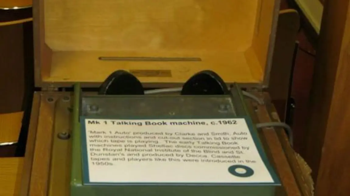 A talking book machine from the 1960s