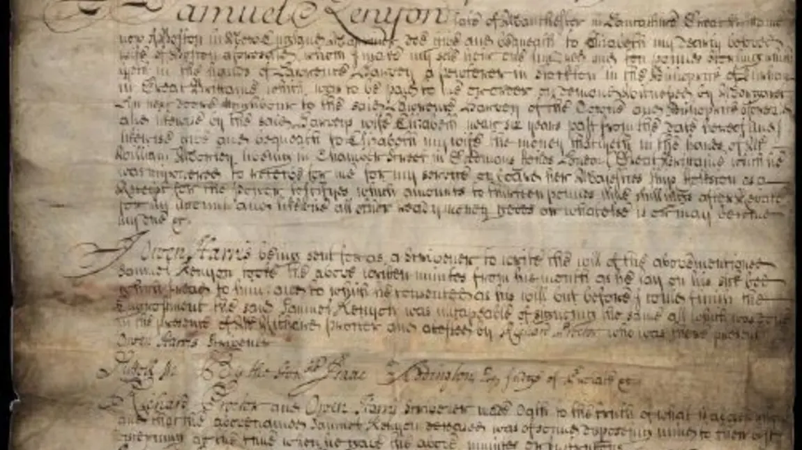Example of document preserved within the collection. 