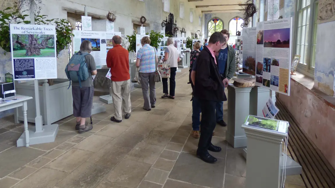 Visitors at Sevenoaks' tree exhibition