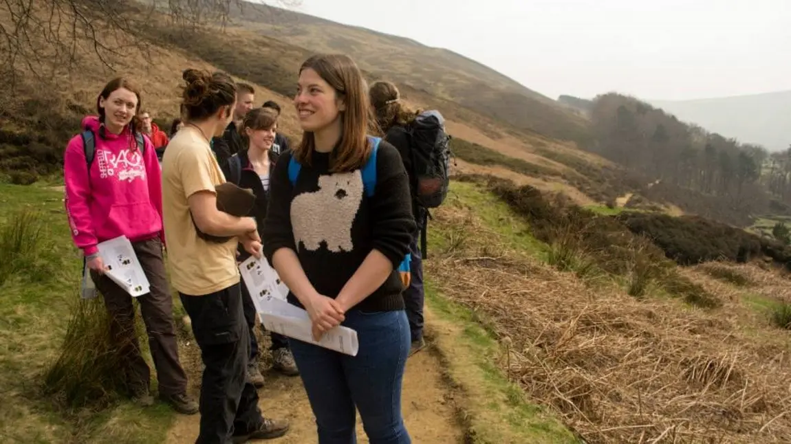 Students monitoring on the moors