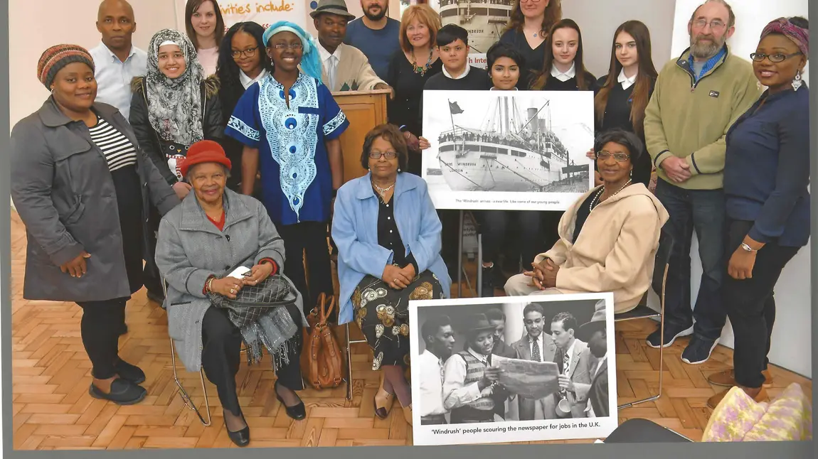 Participants in the Windrush Intergenerational Project
