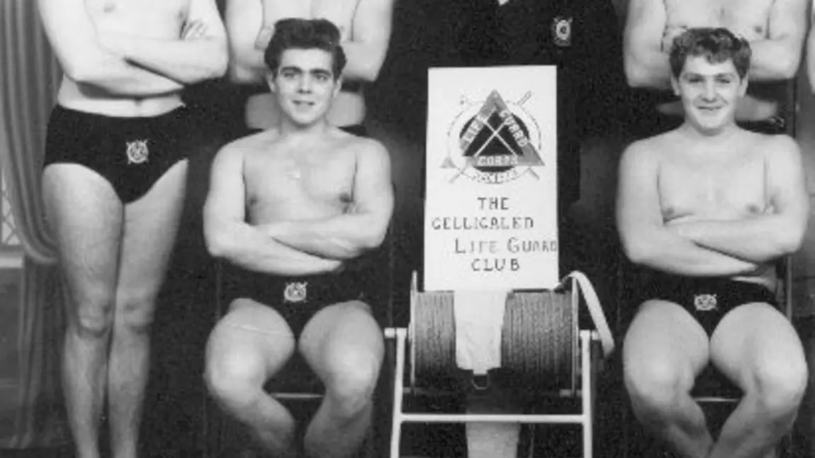A picture of men of the Cold Knap Lifeguard Club