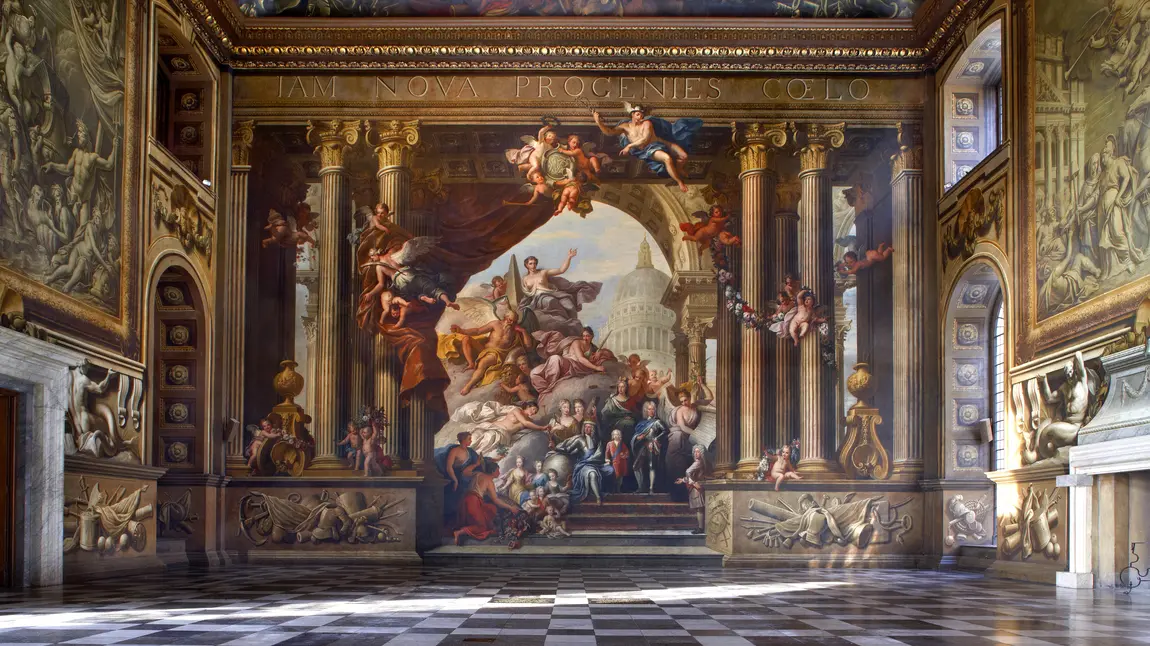 Endowment pilot attracts £53million of private donations to UK heritage The Painted Hall at Old Royal Naval College, Greenwich