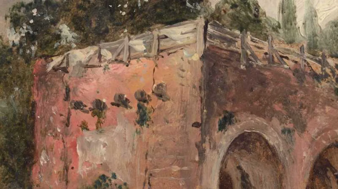 An image of John Constable's A Lime Kiln