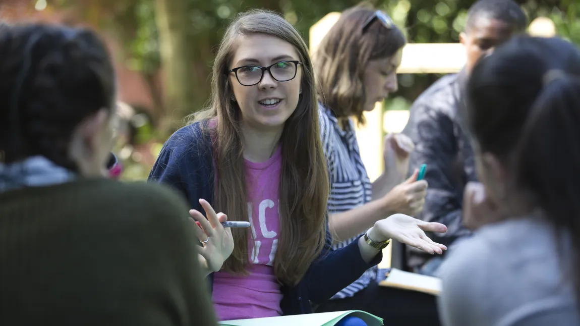 Laura at the Heritage Ambassadors induction weekend in June 2017