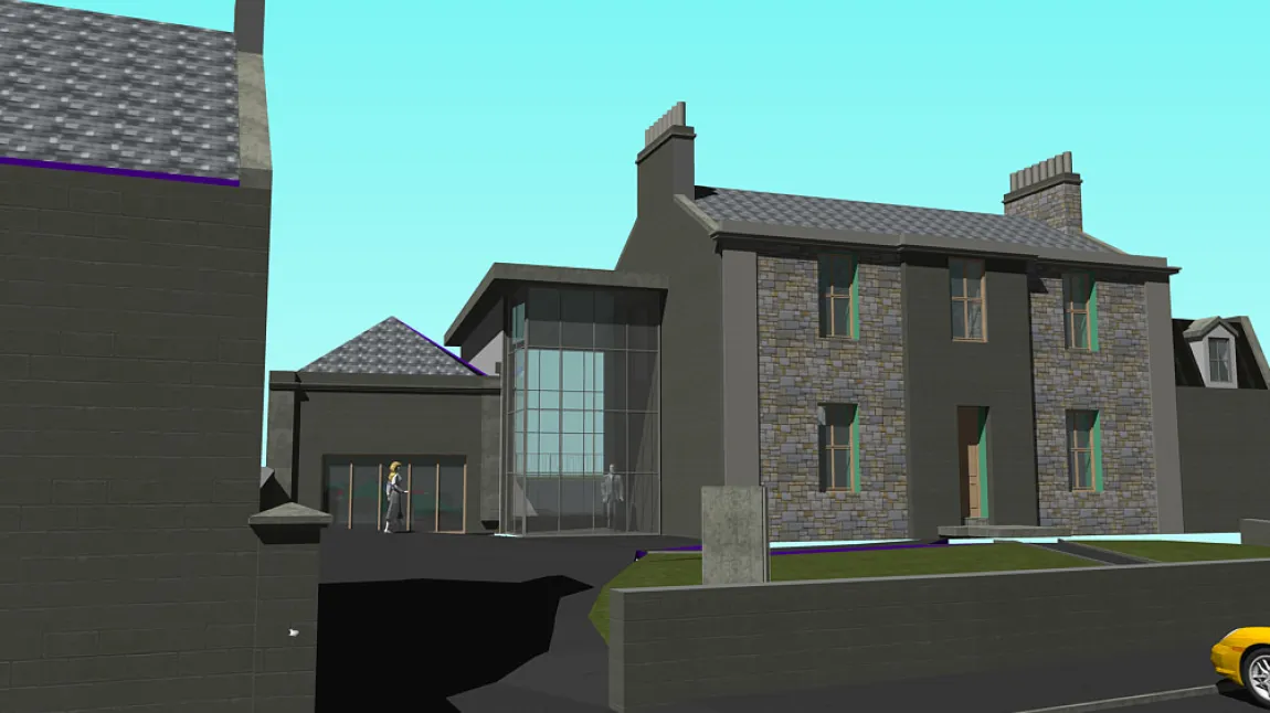 An artist's impression of the Jim Clark Museum in Duns 