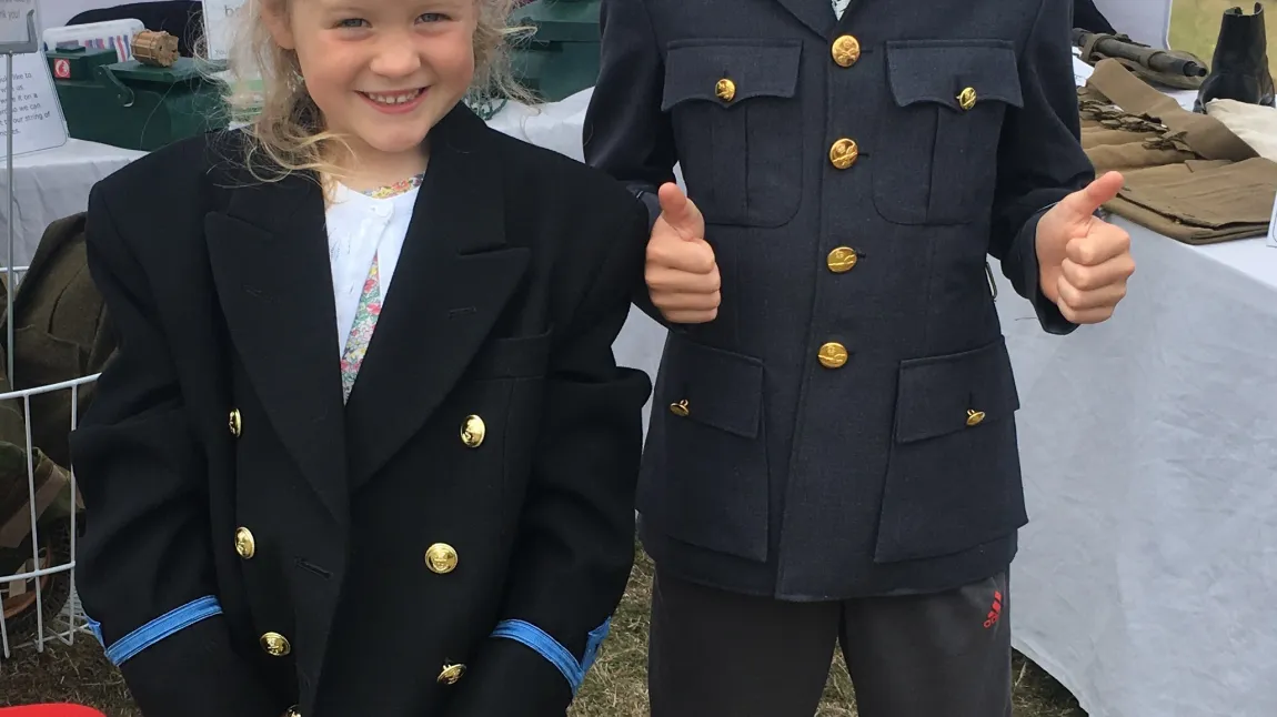 Children at the Armed Forces Day, Portsmouth 