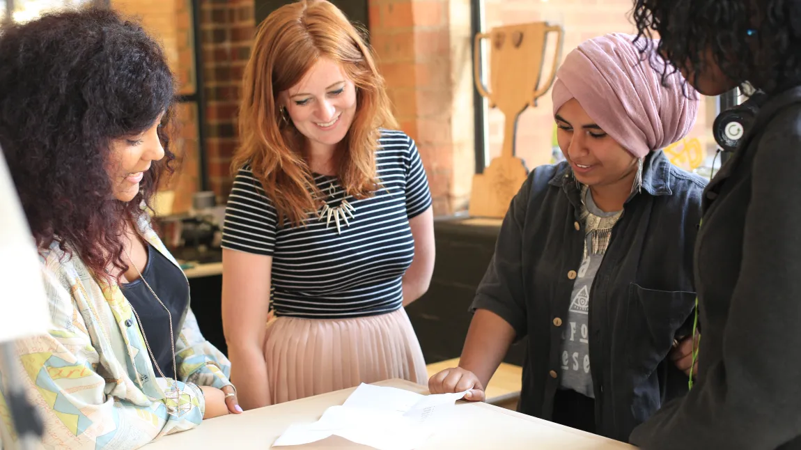 Young people involved in an HLF project 
