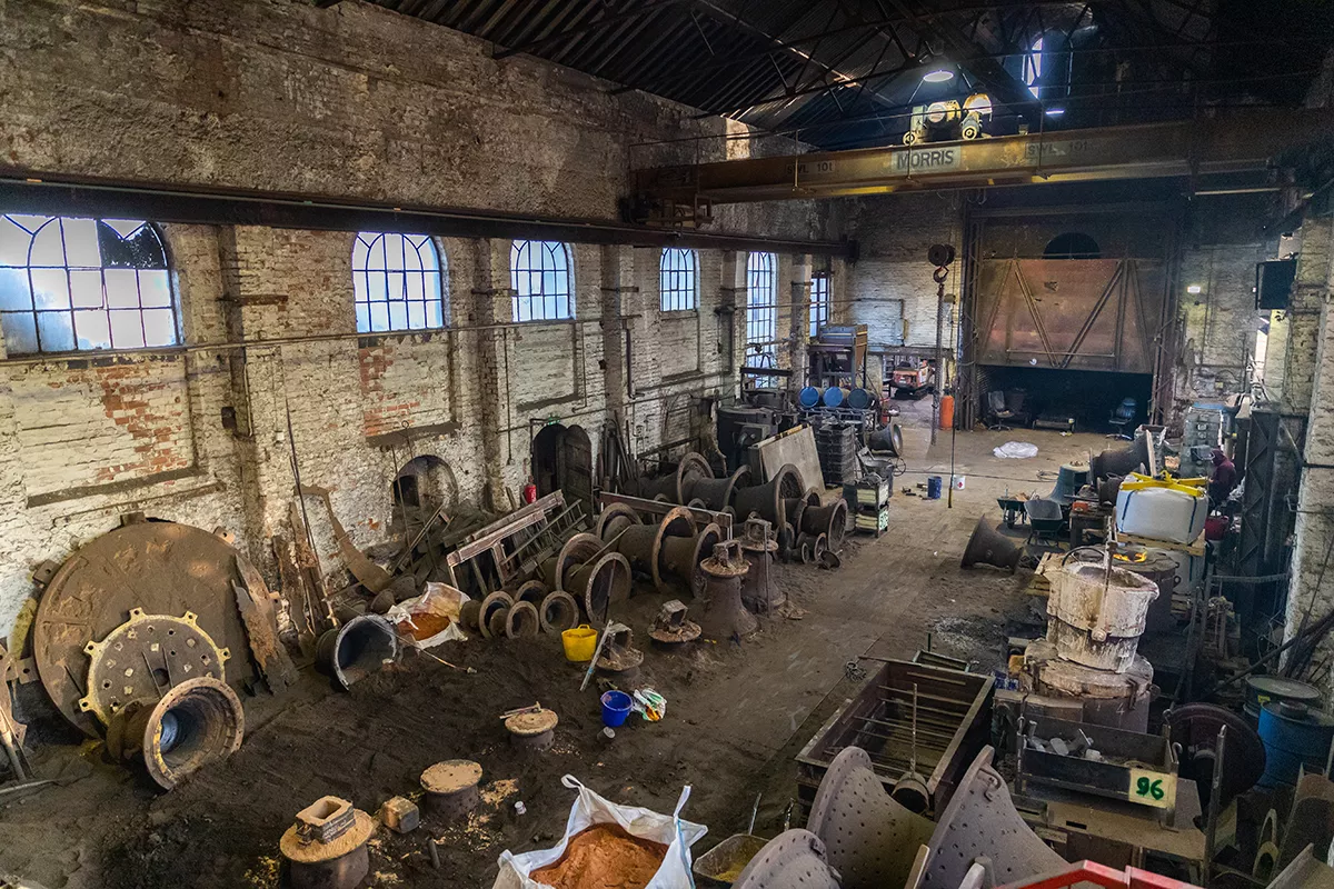 Taylor Bell Foundry Loughborough. Photography by Alex Wilkinson Media.jpg Inside of the foundry