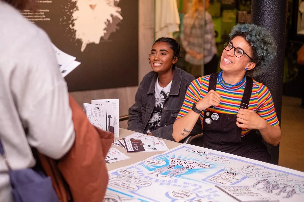 Zines event at the Museum (c) Pete Carr (1)_Int,Slavery museum.jpg Event at the International Slavery Museum