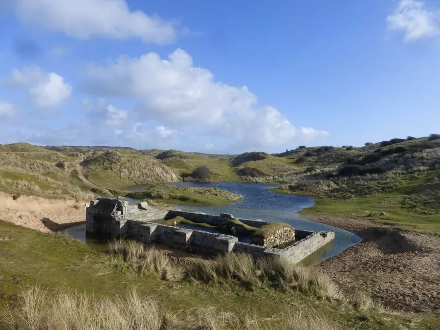 St Piran's Oratory Flooded